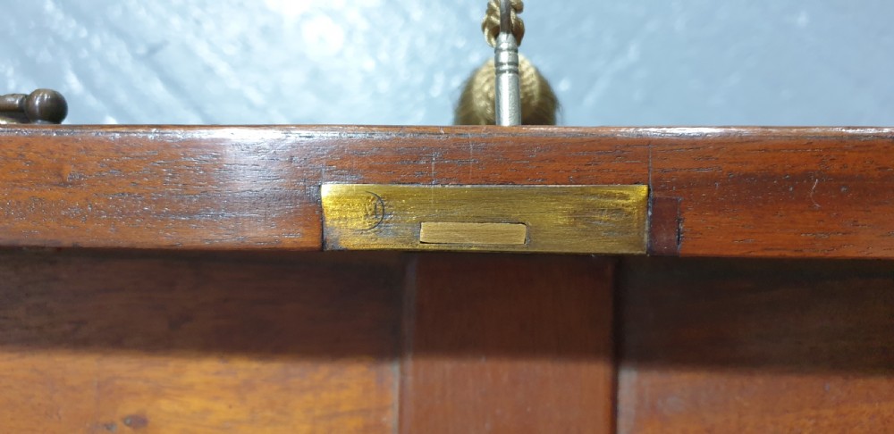 Solid Mahogany Pedestal Desk View VI