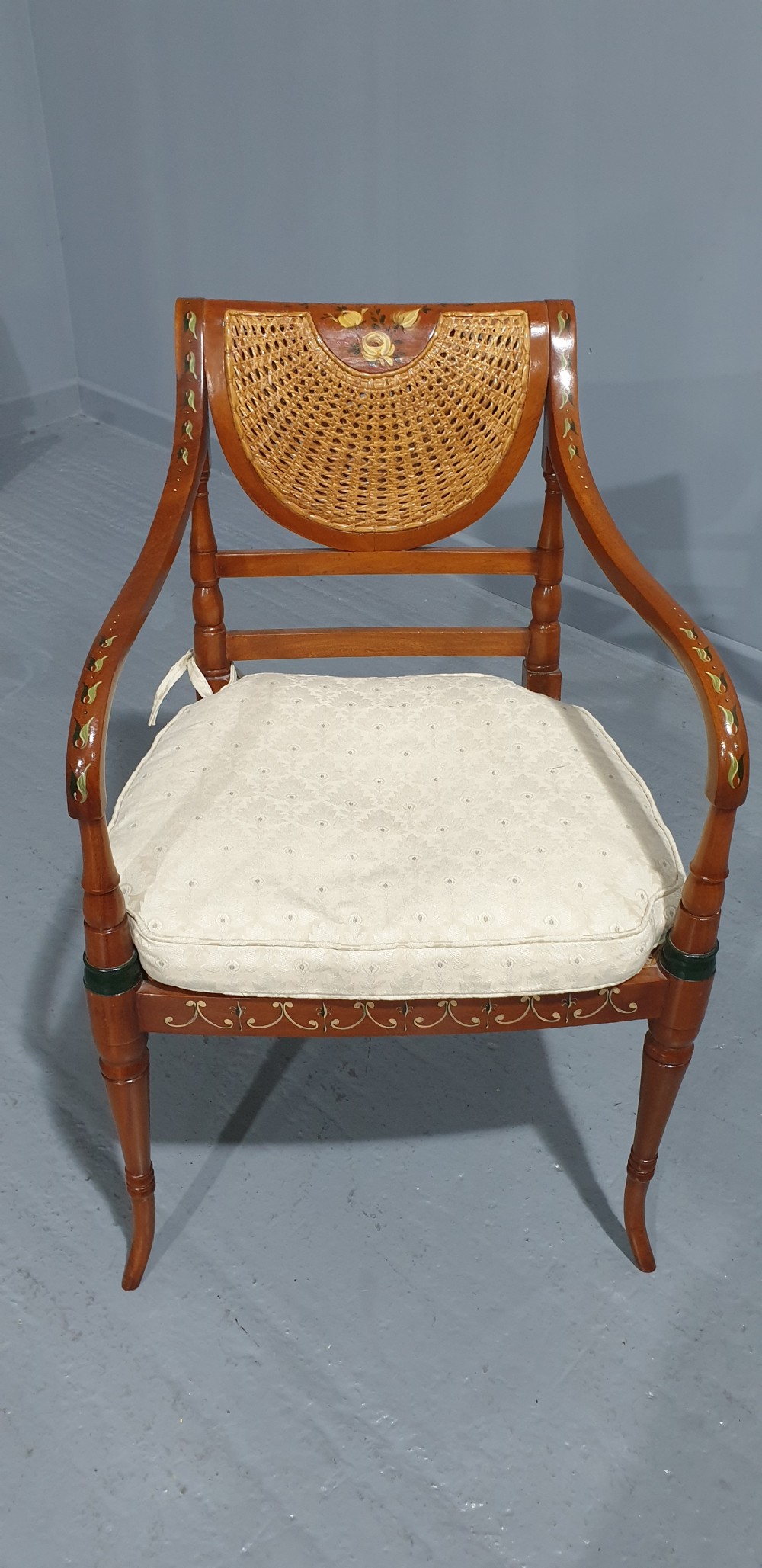 Mahogany Painted Desk Chair View II