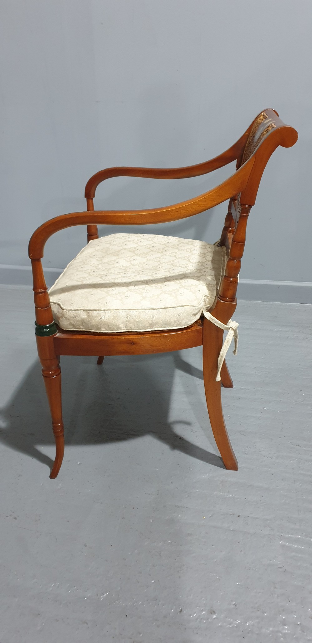 Mahogany Painted Desk Chair View IV