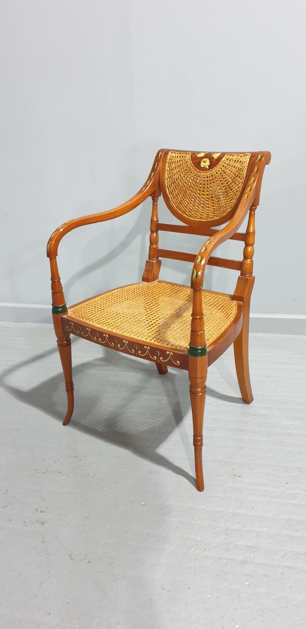 Mahogany Painted Desk Chair View VI