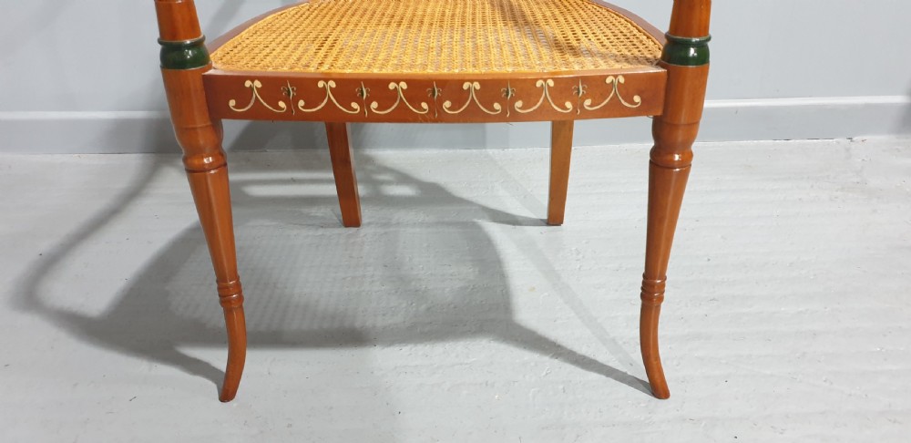 Mahogany Painted Desk Chair View VIII