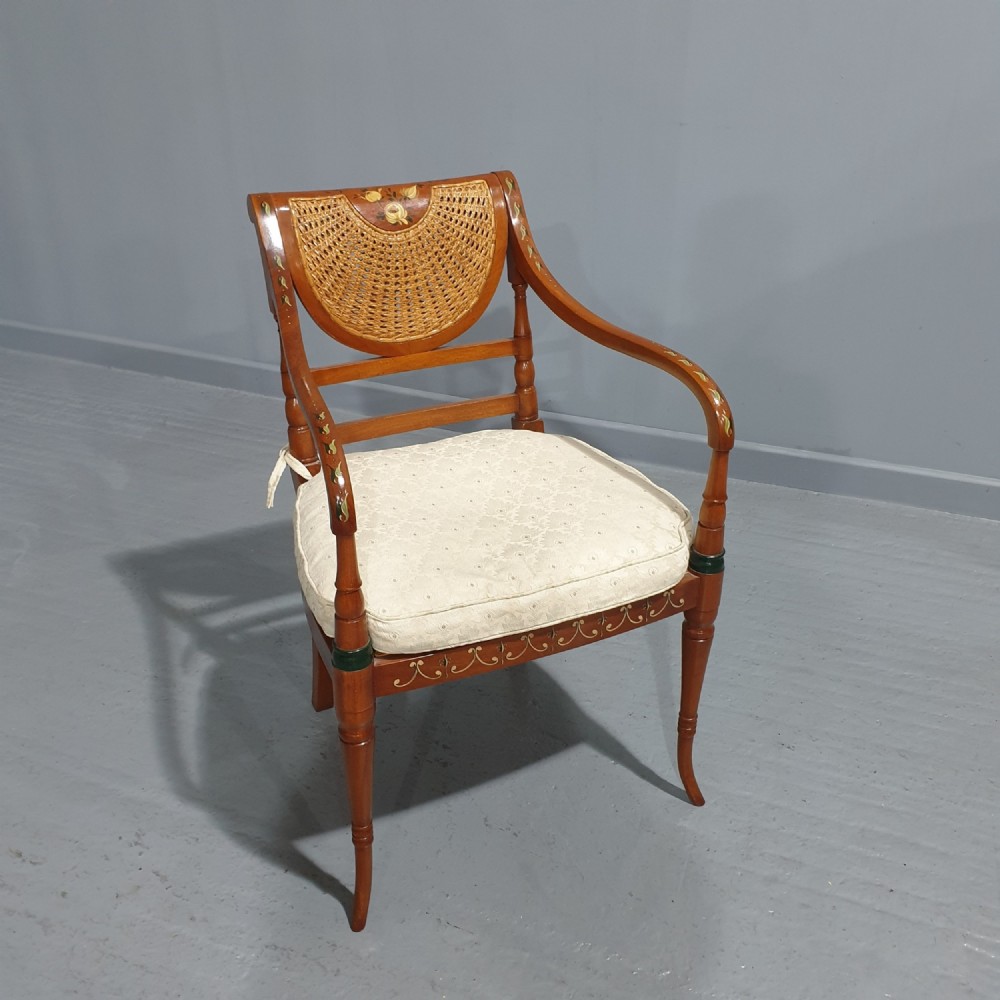 Mahogany Painted Desk Chair