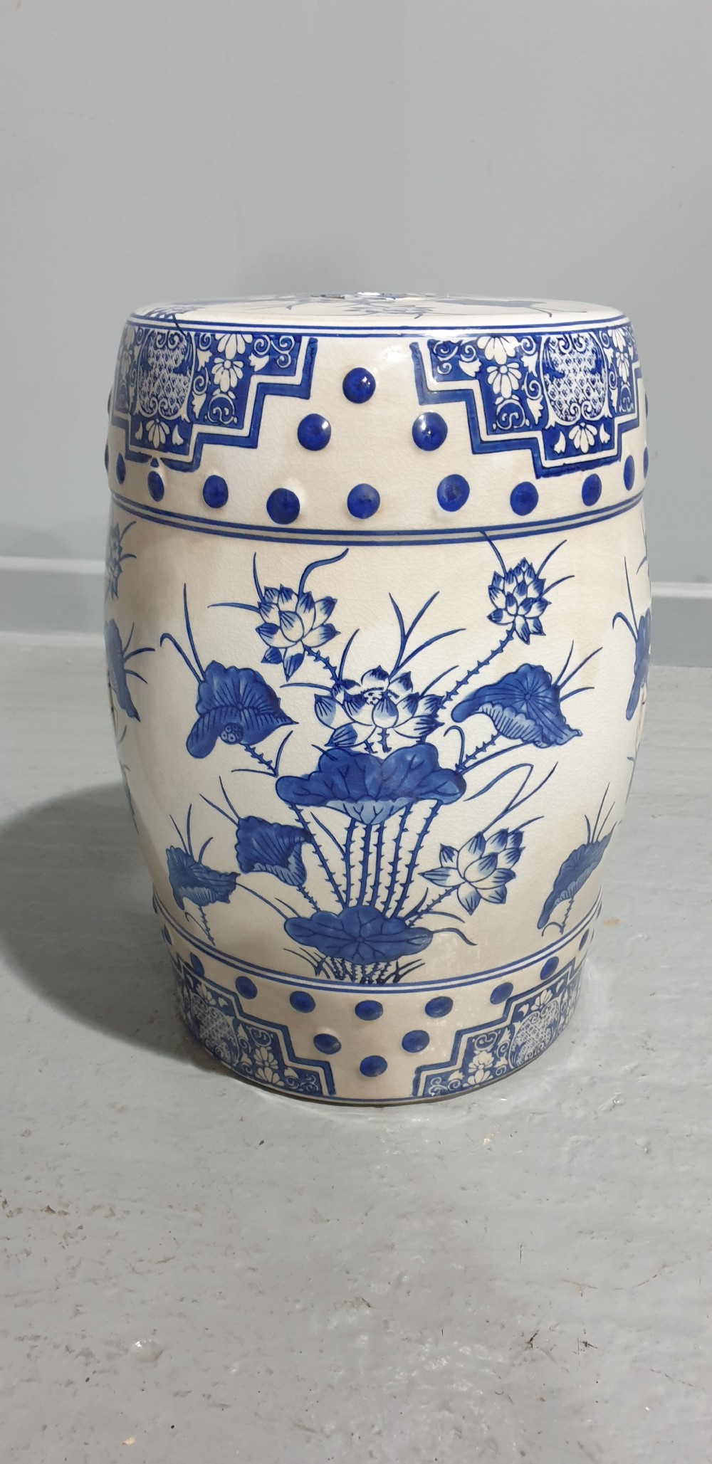 Pair Oriental Ceramic Garden Seats View IV