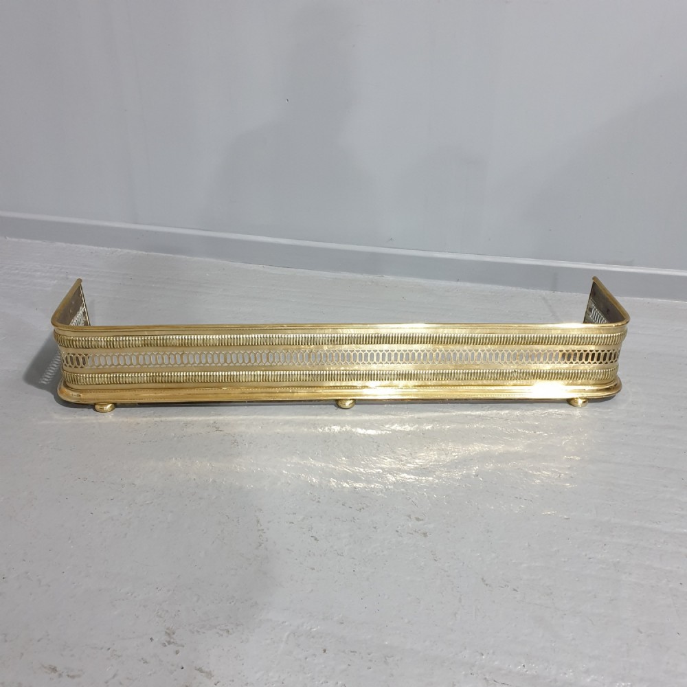 Good Regency Brass Fender