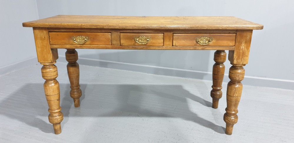 Victorian Pine Side Table View VIII