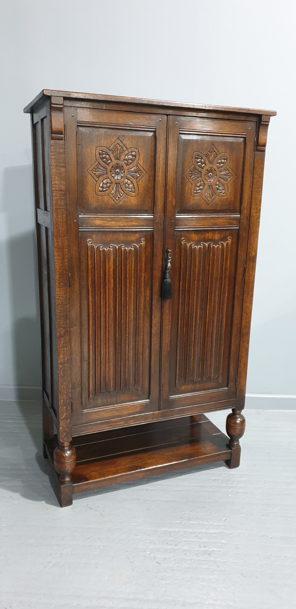Solid Oak Hall Robe View II