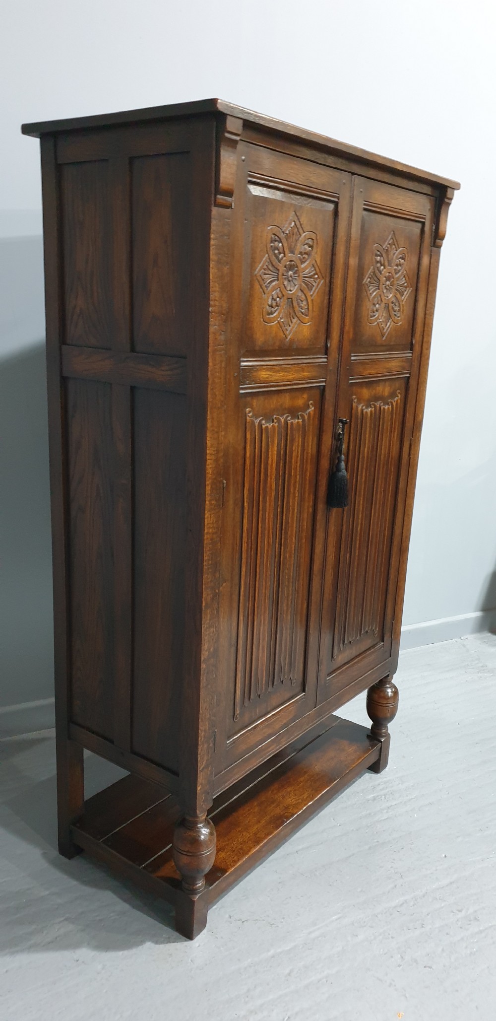Solid Oak Hall Robe View III