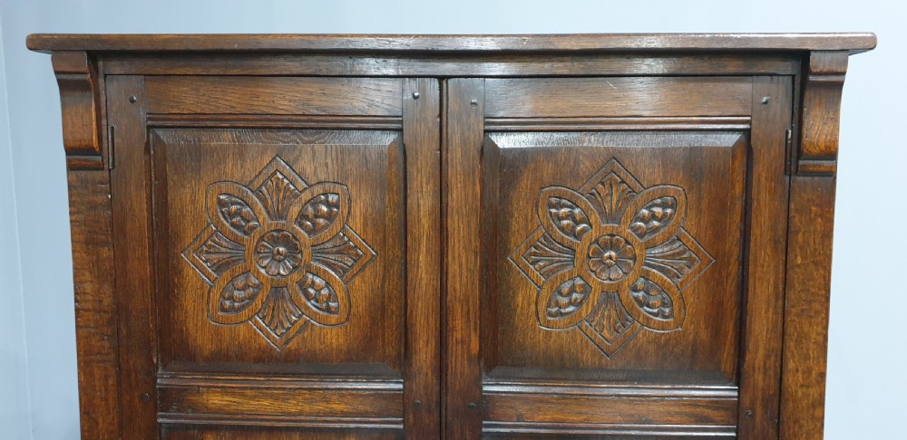 Solid Oak Hall Robe View V