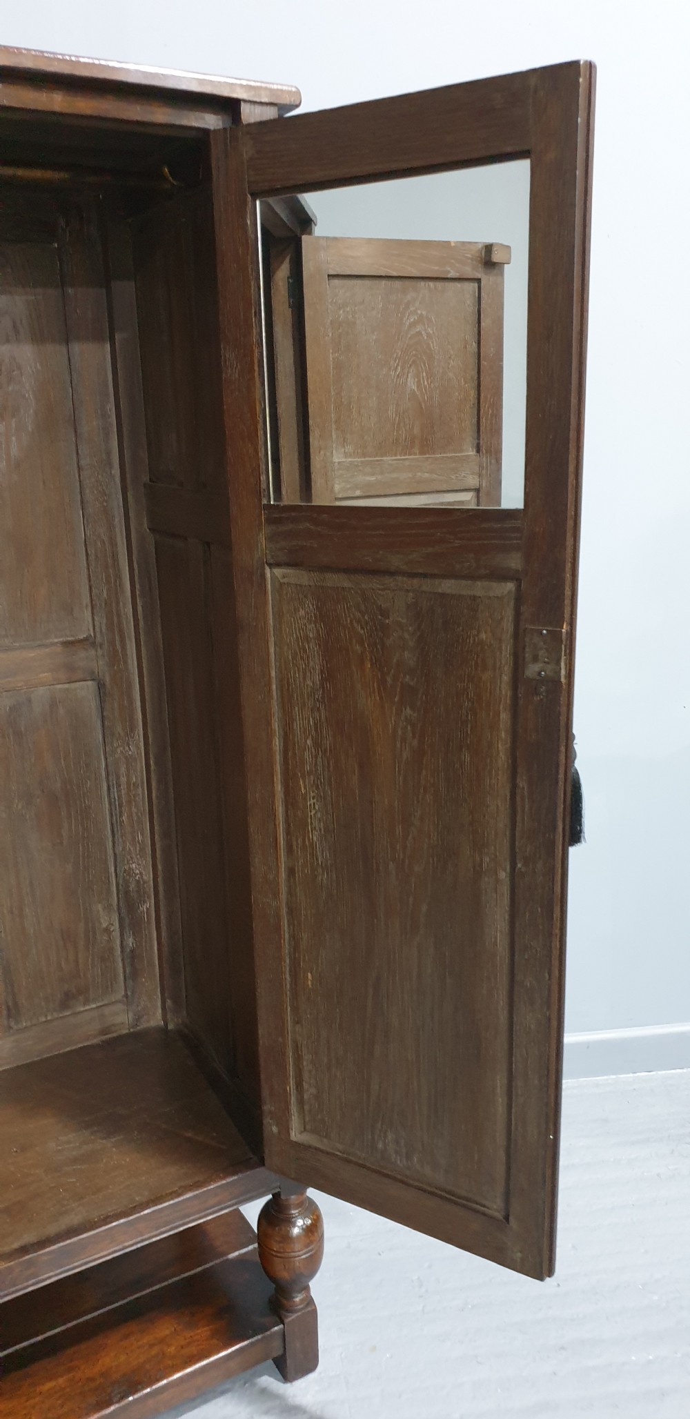 Solid Oak Hall Robe View IX