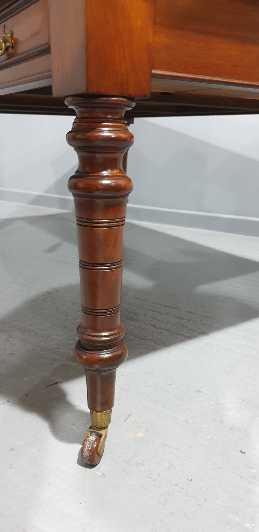 Superb Mahogany Partners Desk View XI
