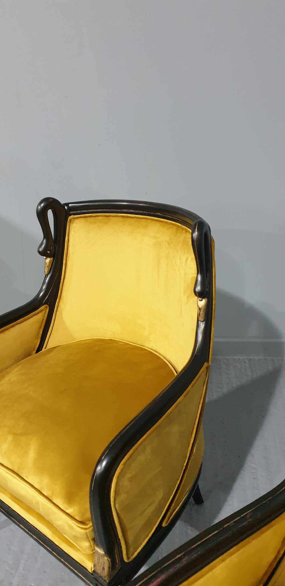 Wonderful Pair French Empire Chairs View VI