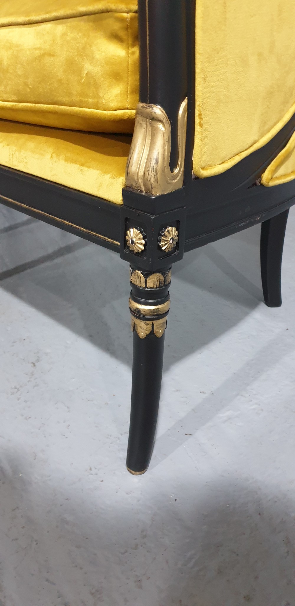 Wonderful Pair French Empire Chairs View XII