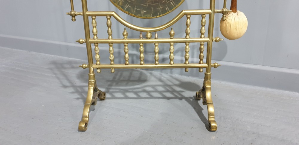 Super Floor Standing Brass Dinner Gong View III