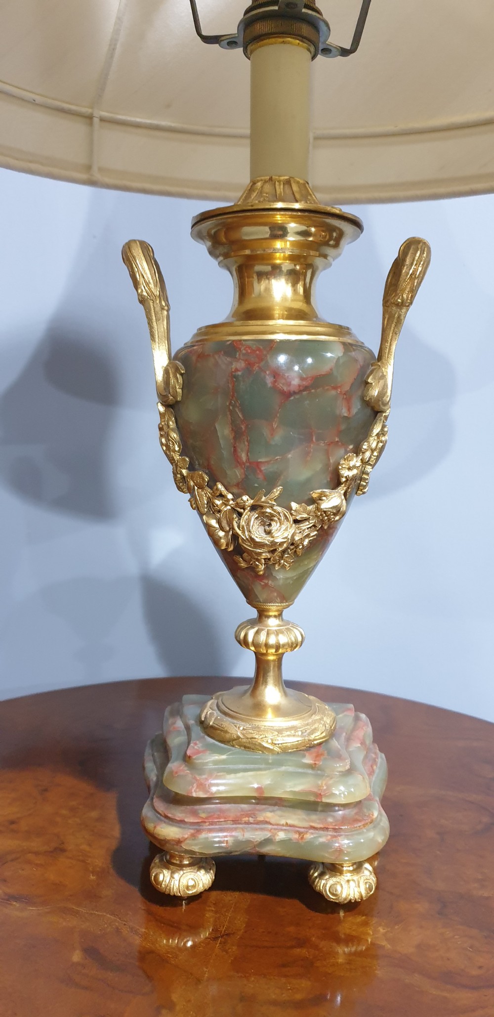 Wonderful Pair French Marble Table Lamps View III