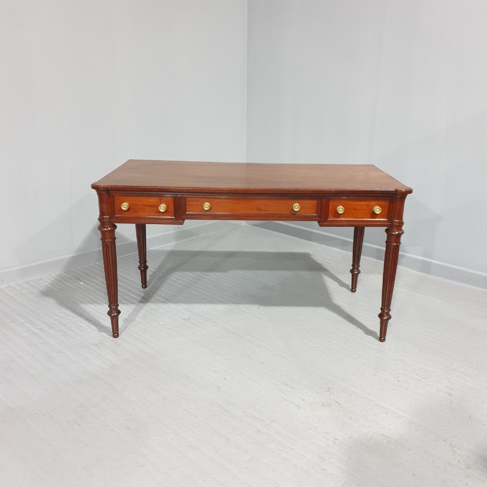 Superb Regency Mahogany Library Writing Table