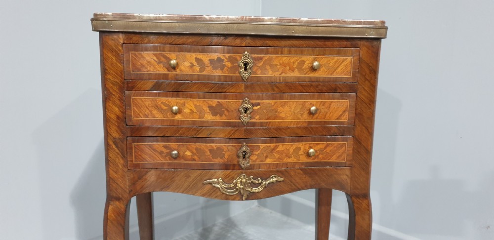 French Marquetry Chest of Drawers View IV