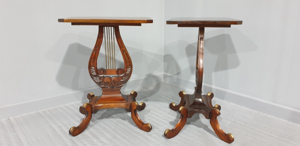Good Pair Mahogany Occasional Tables View IV