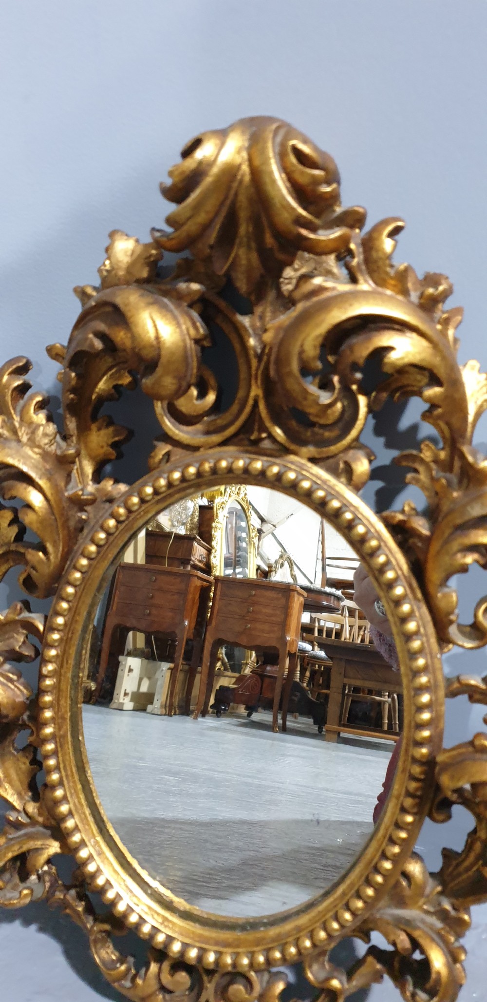 Small Venetian Gilt Mirror View III