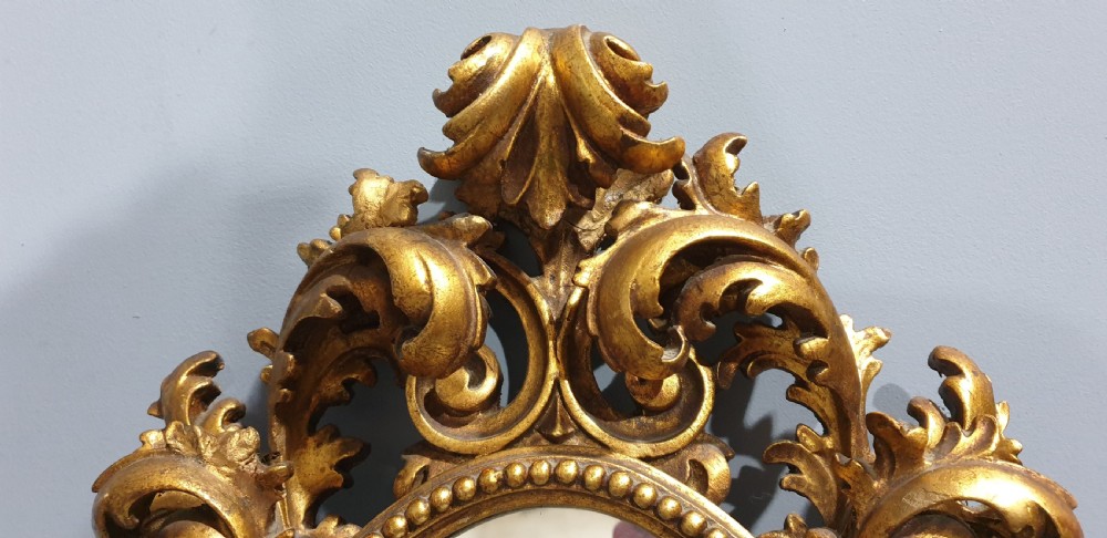 Small Venetian Gilt Mirror View VI