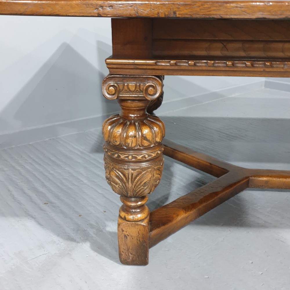 Huge 10ft (4 mtr) Oak Refrectory Dining Table View II