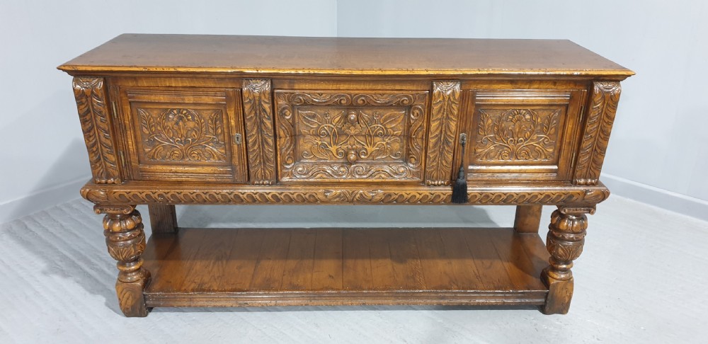 Top Quality Elizabethan Oak Sideboard View II