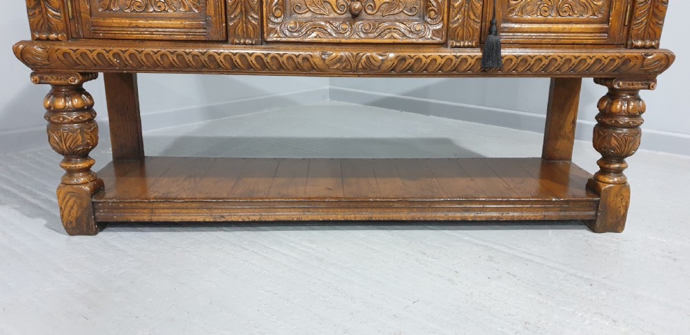 Top Quality Elizabethan Oak Sideboard View III