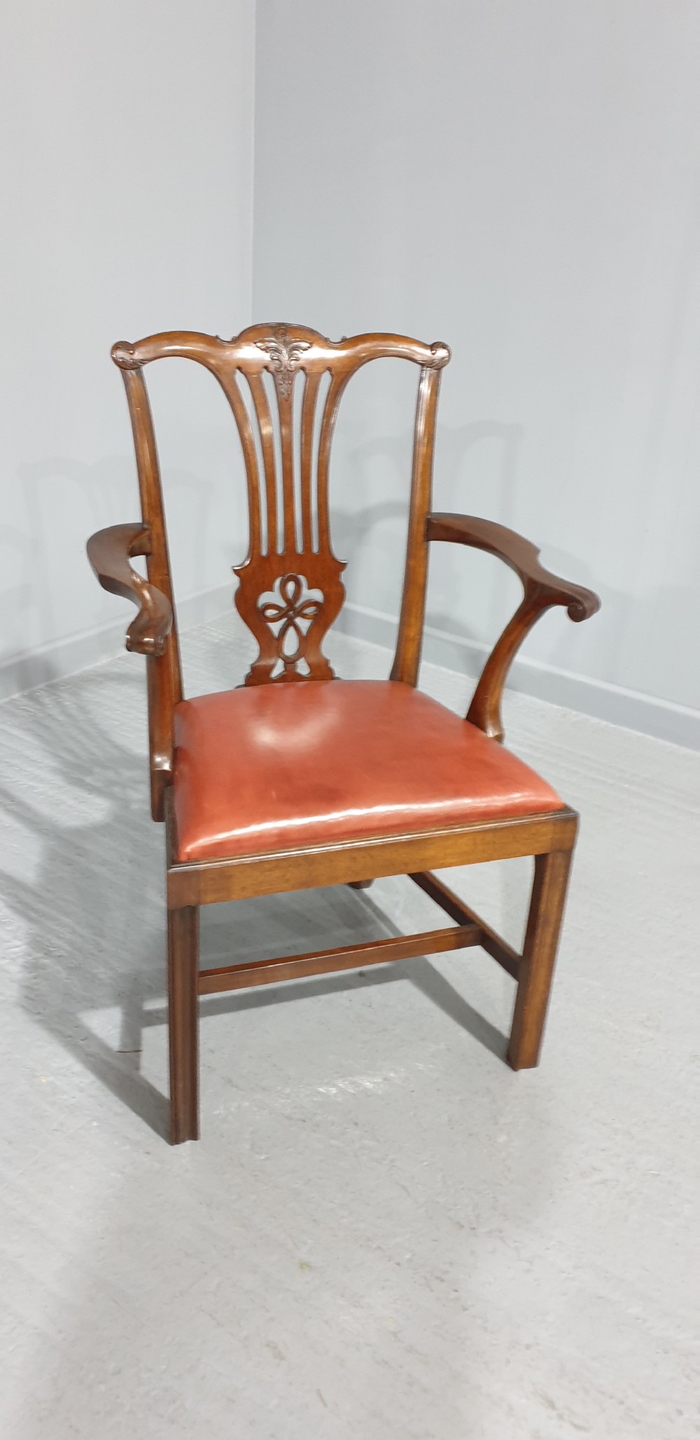 Georgian Mahogany Desk Chair View II