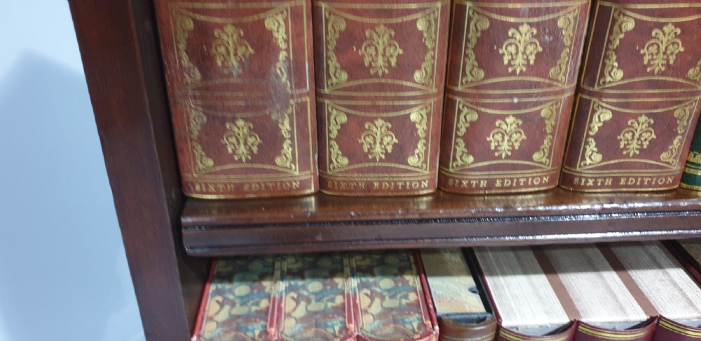 Victorian Adjustable Open Bookcase View V