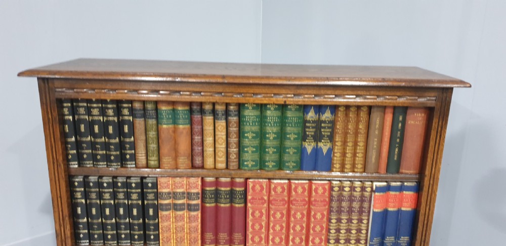 Oak Adjustable Open Library Bookcase View II
