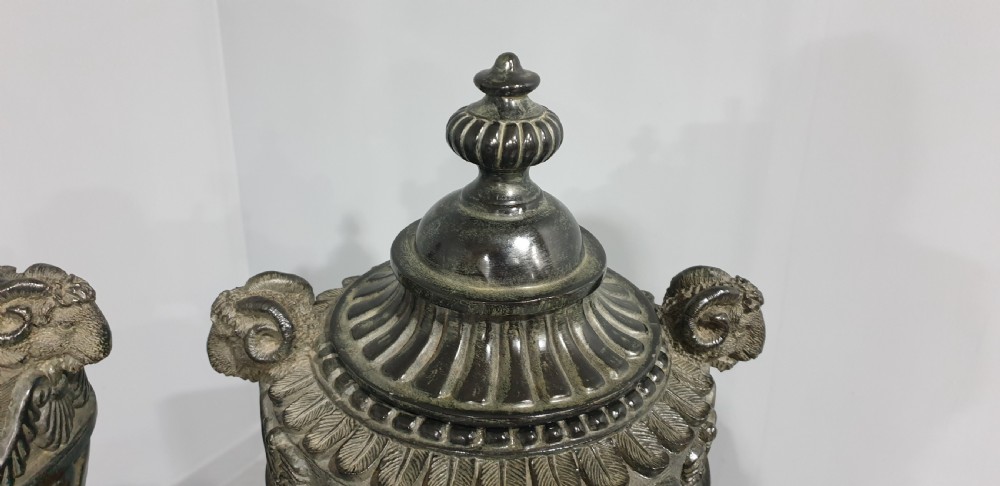 Large Pair Decorative Urns View IV
