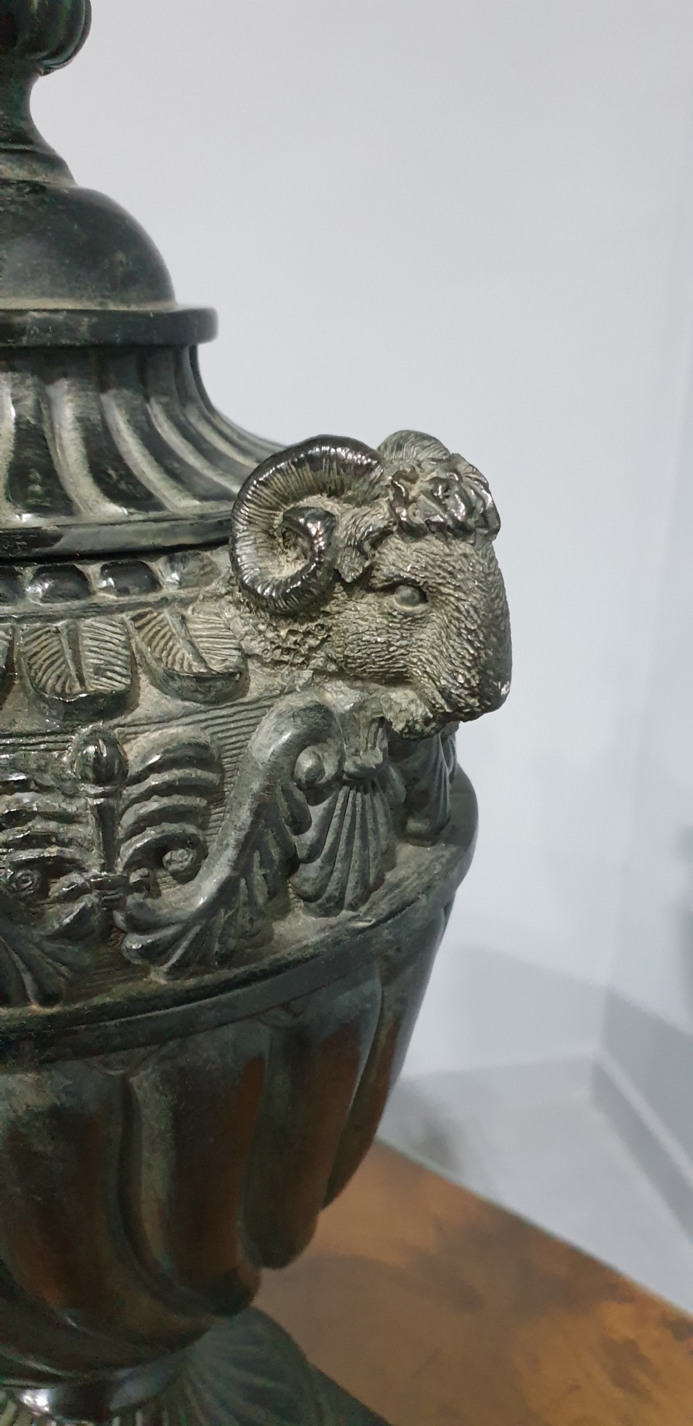 Large Pair Decorative Urns View V