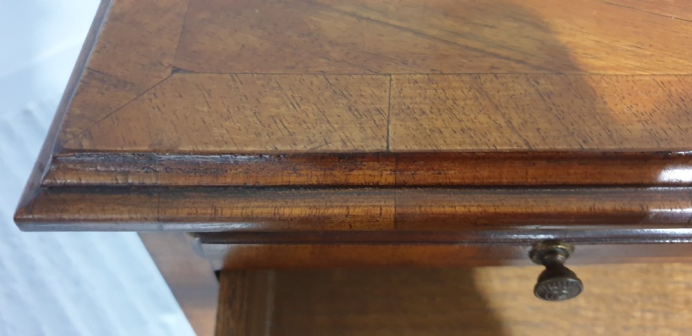 Pretty Walnut Chest of Drawers with Brushing Slide View XII