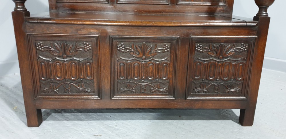 Fabulous Oak Monks Bench View III