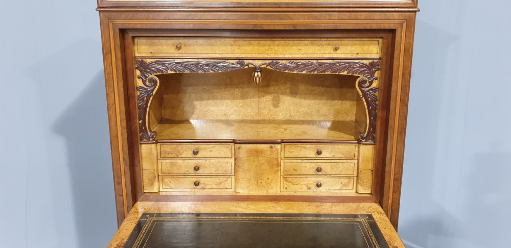 Outstanding Burr Walnut Escritoire Bureau View V