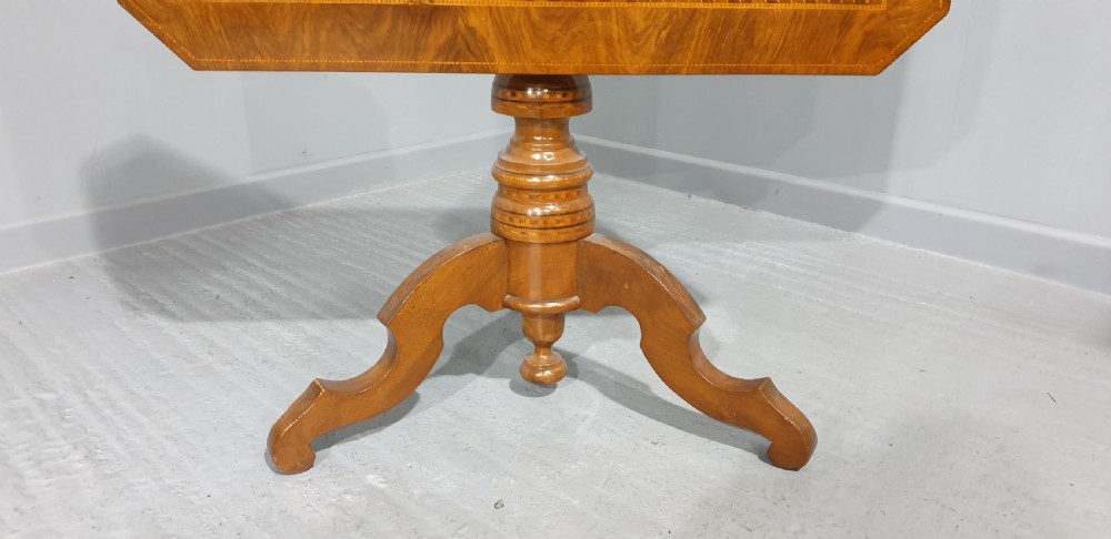 Fabulous Marquetry Table Christopher Columbas View III
