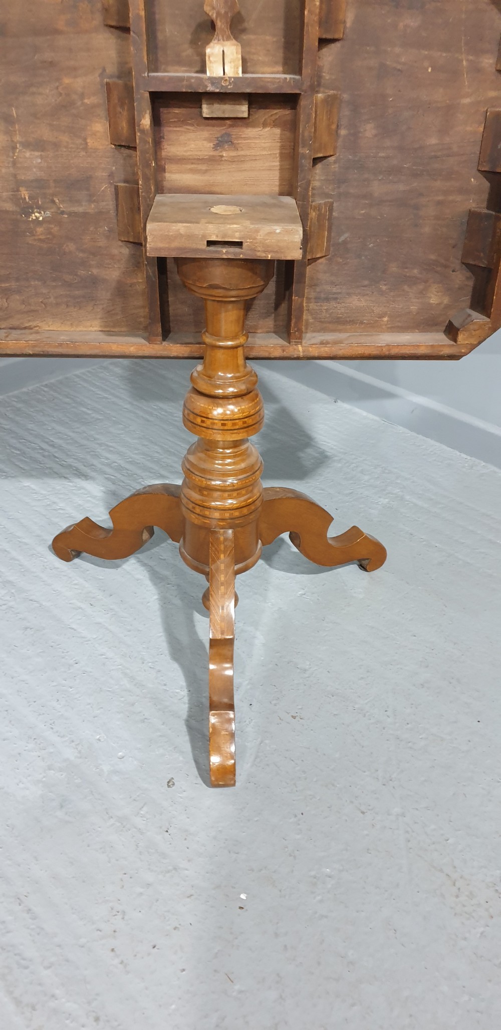 Fabulous Marquetry Table Christopher Columbas View V