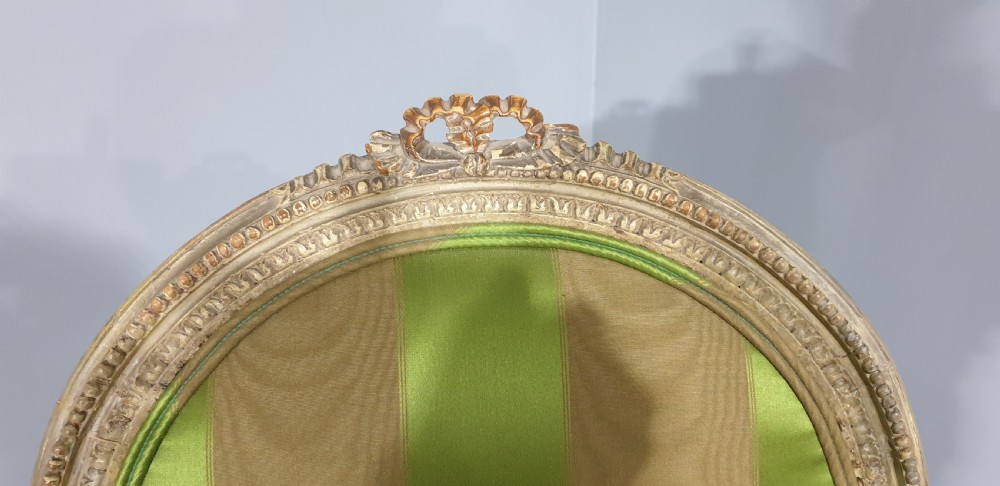 Original Painted French Bergere Armchair View V