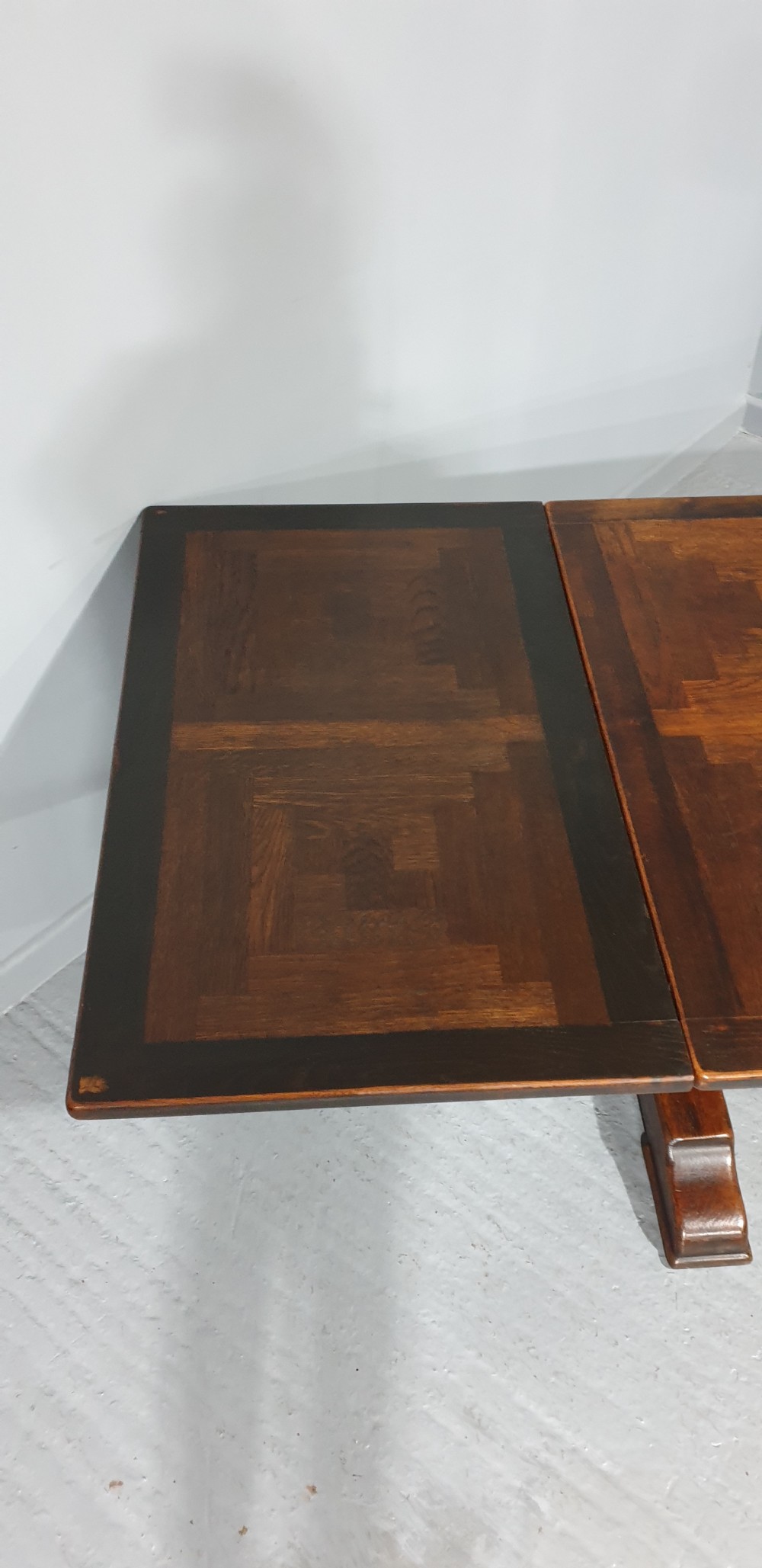 Huge French Oak Extending Kitchen Refrectory Dining Table View VIII