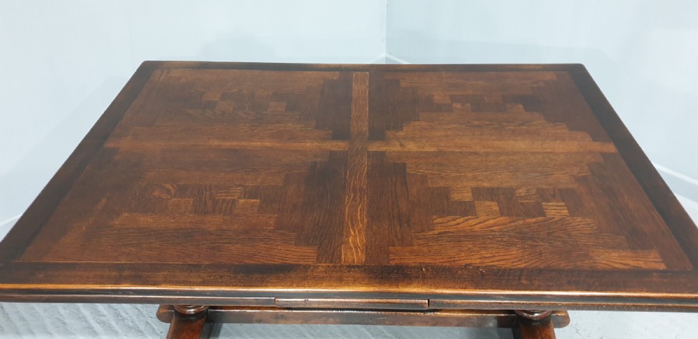 Huge French Oak Extending Kitchen Refrectory Dining Table View XII