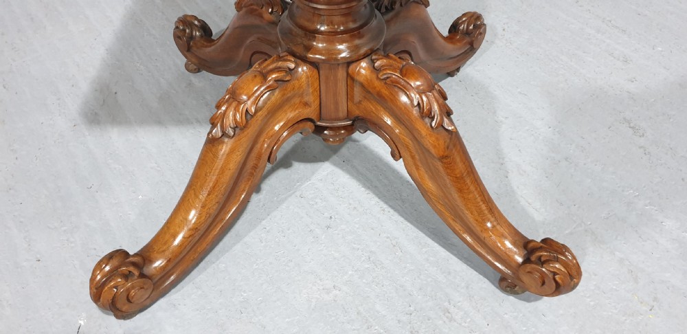 Superb Quality Rosewood Pedestal Dining Table View III