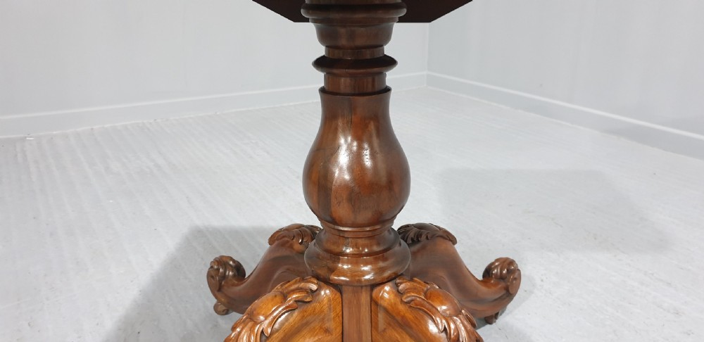 Superb Quality Rosewood Pedestal Dining Table View IV