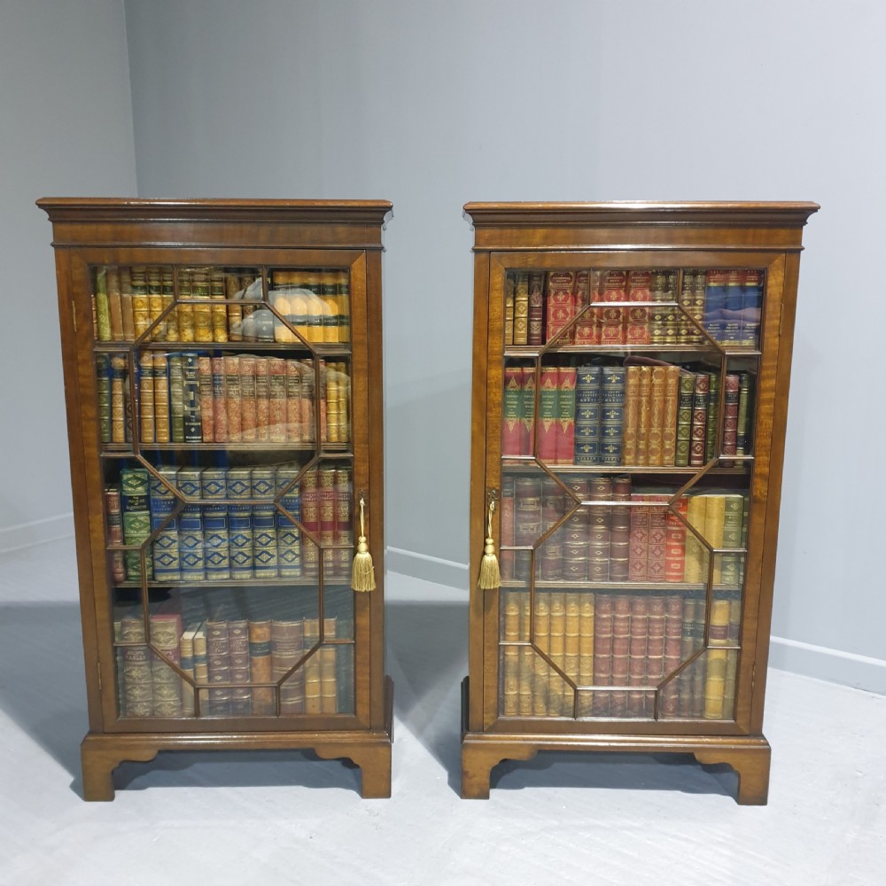 Wonderful Pair Mahogany Bookcases