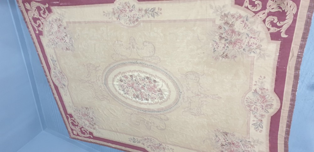 Large FrenchPetit Point Tapestry View II