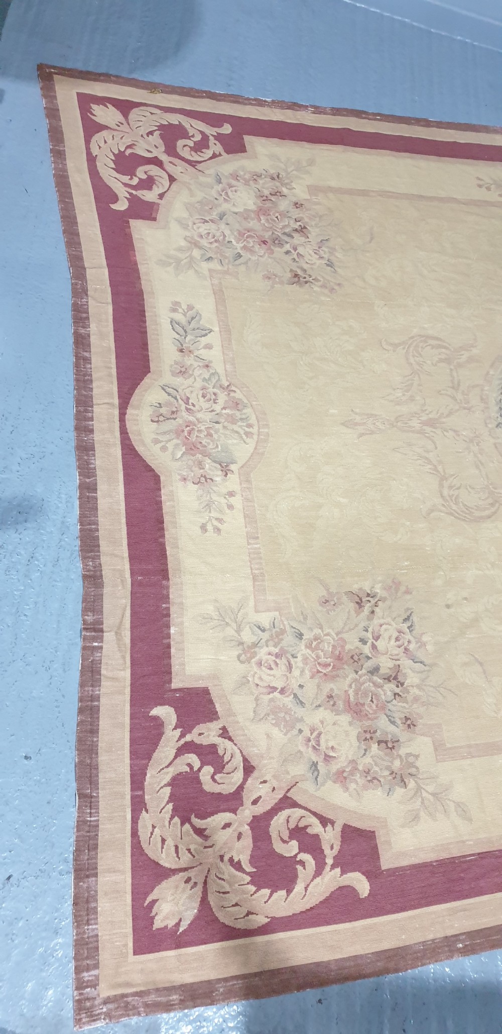 Large FrenchPetit Point Tapestry View III