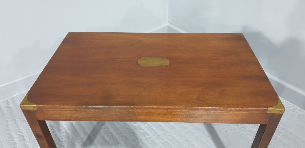 Mahogany Campaign Coffee Table View II
