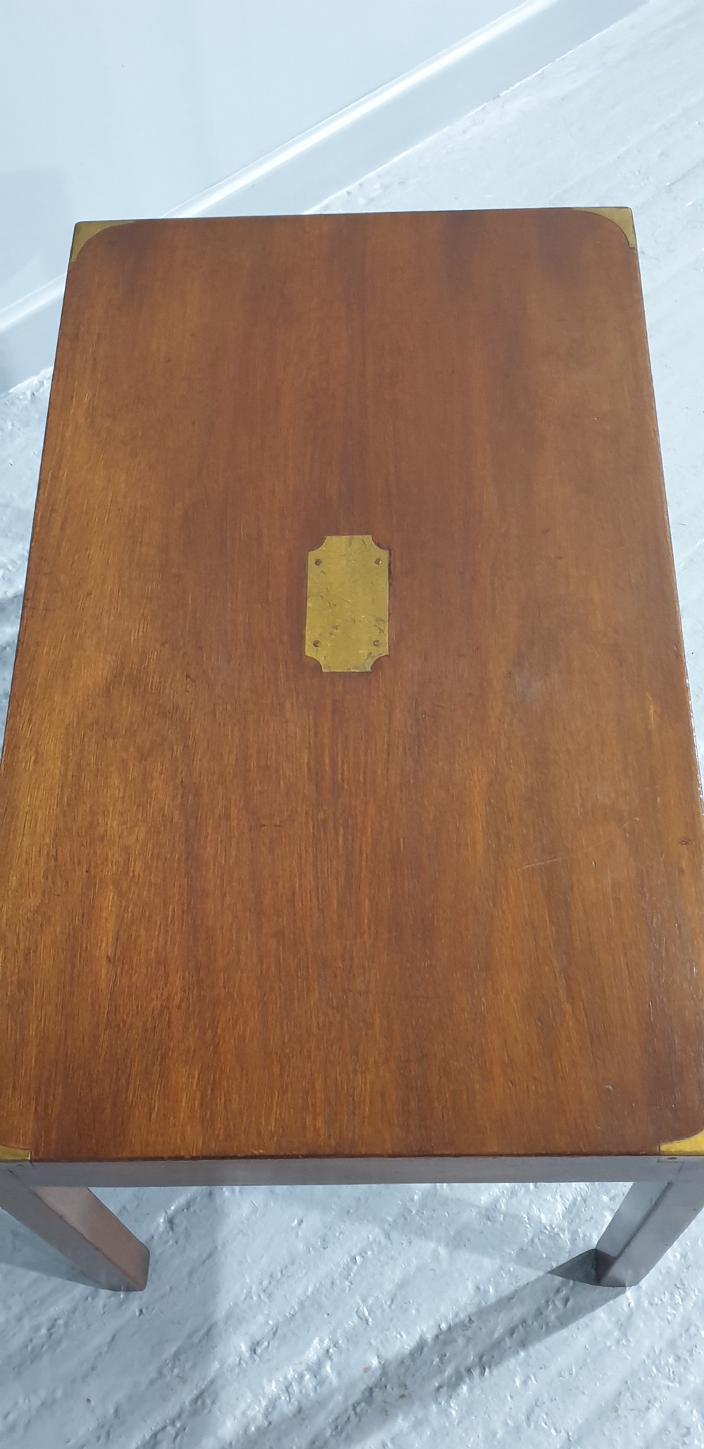 Mahogany Campaign Coffee Table View IV