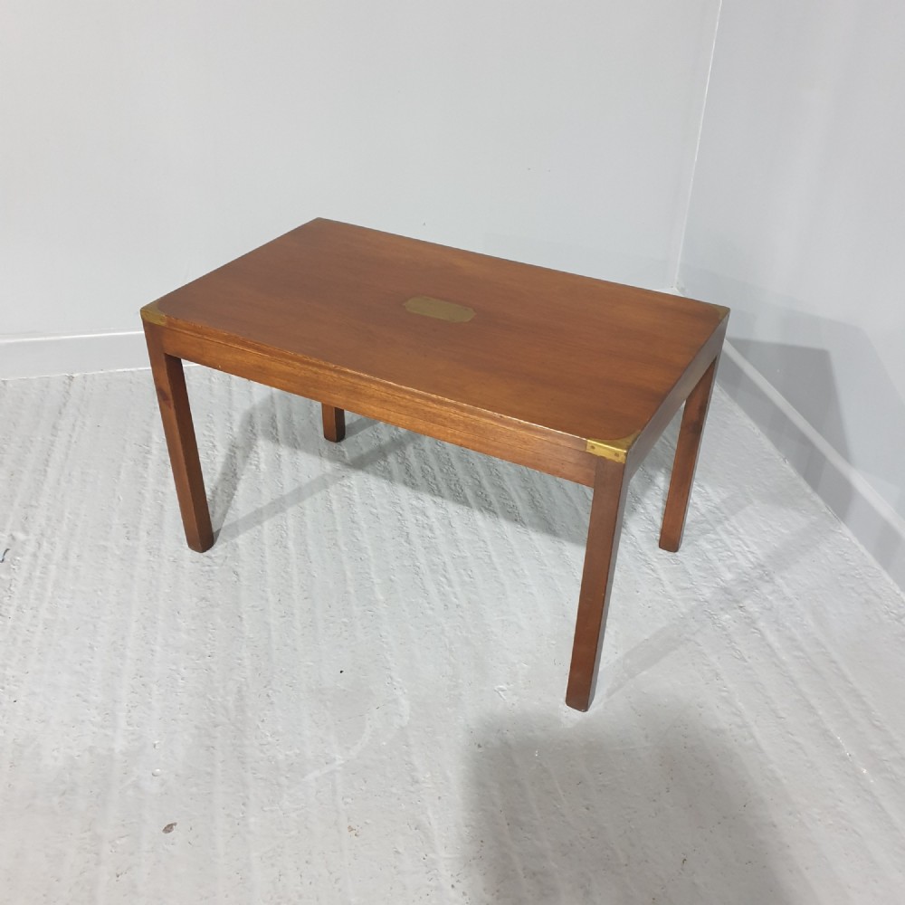 Mahogany Campaign Coffee Table