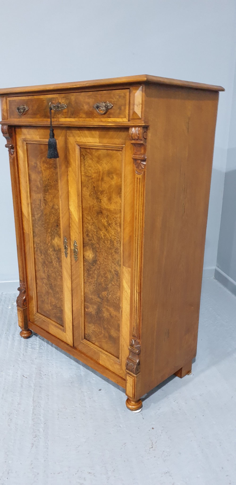 Super French Burr Walnut Cupboard View III