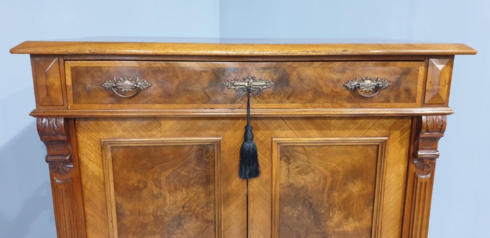 Super French Burr Walnut Cupboard View V