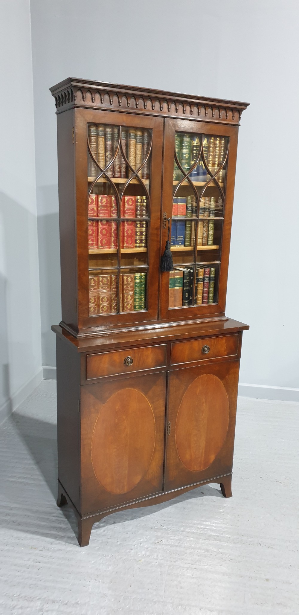 Mahogany Bookcase of Small Proportions View III